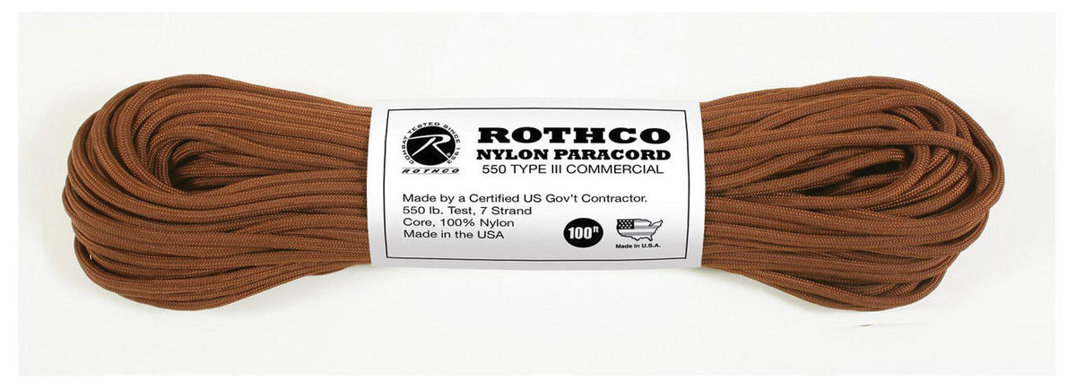 Rothco 550 lb Type III Nylon Paracord