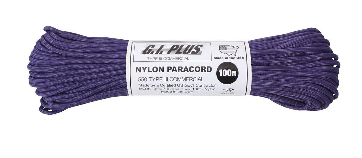 Rothco 550 lb Type III Nylon Paracord