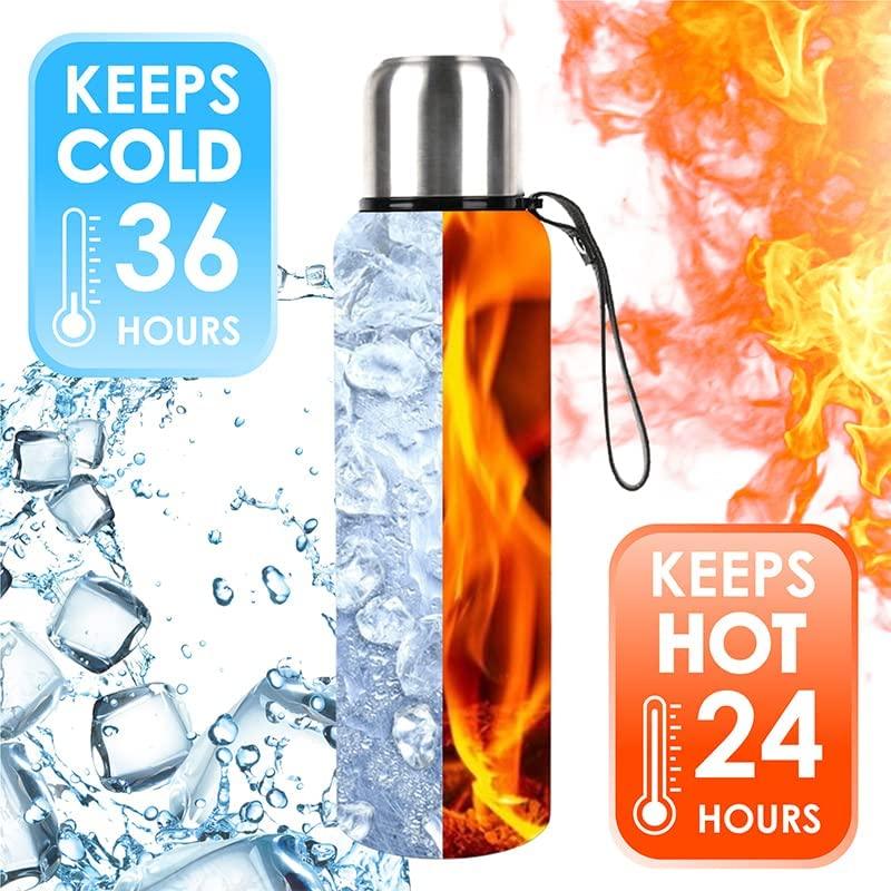 1.5L Insulated Stainless Steel Water Bottle — Wide Mouth