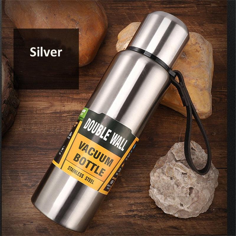 1.5L Insulated Stainless Steel Water Bottle — Wide Mouth