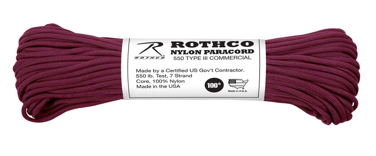 Rothco 550 lb Type III Nylon Paracord