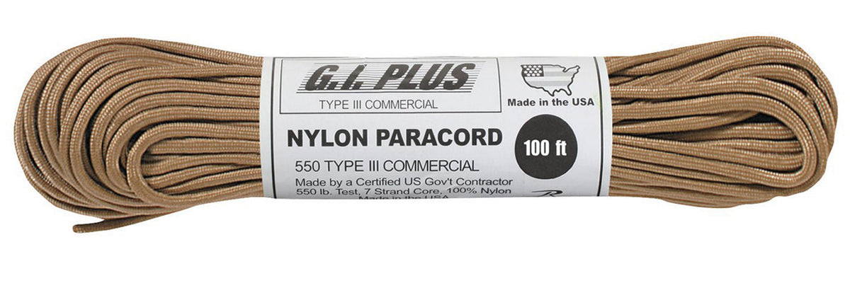 Rothco 550 lb Type III Nylon Paracord