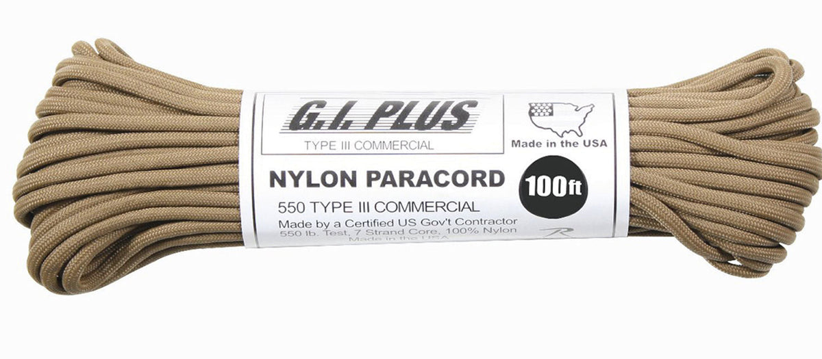 Rothco 550 lb Type III Nylon Paracord