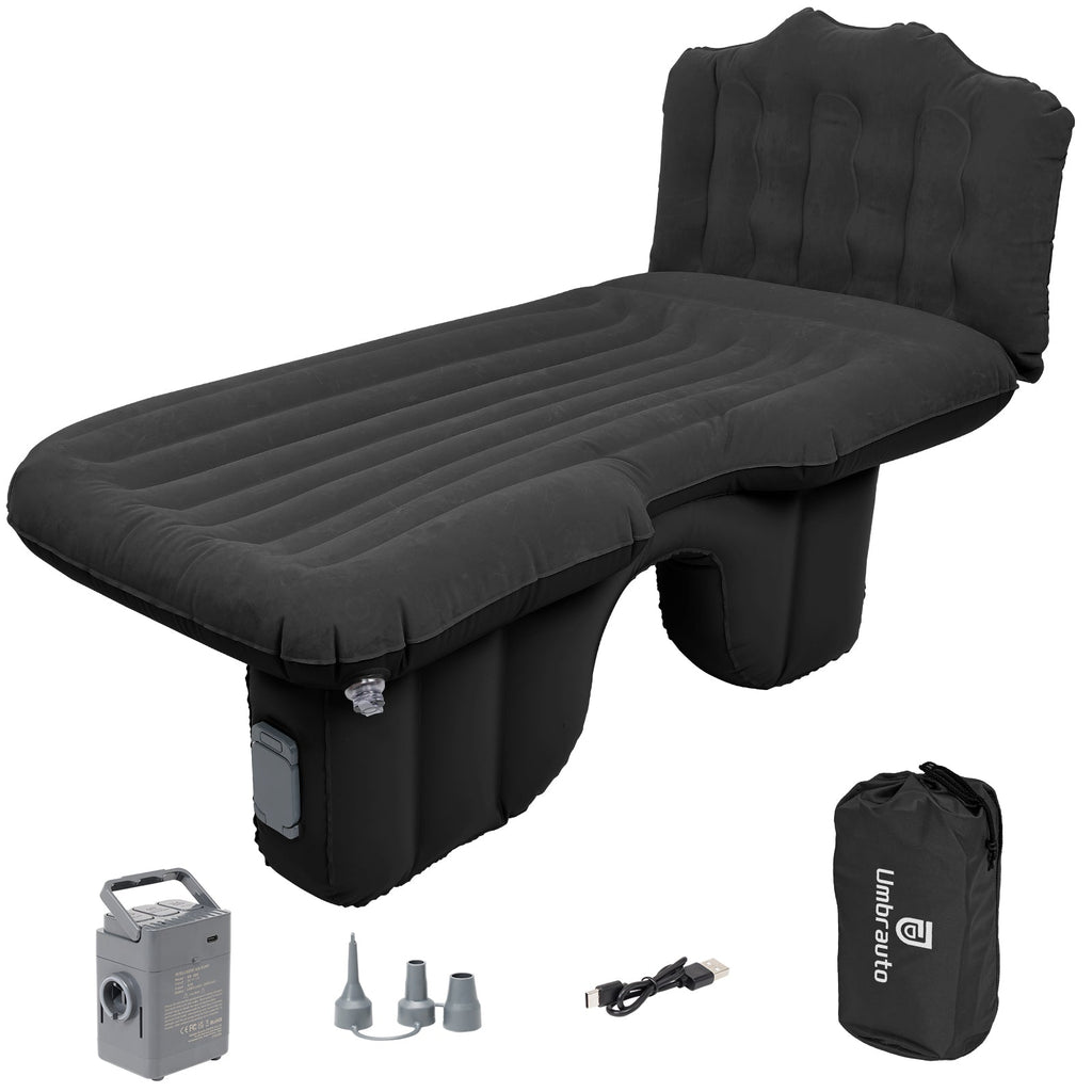 Umbrauto Cordless Back Seat Car Air Mattress with Built-in Pump