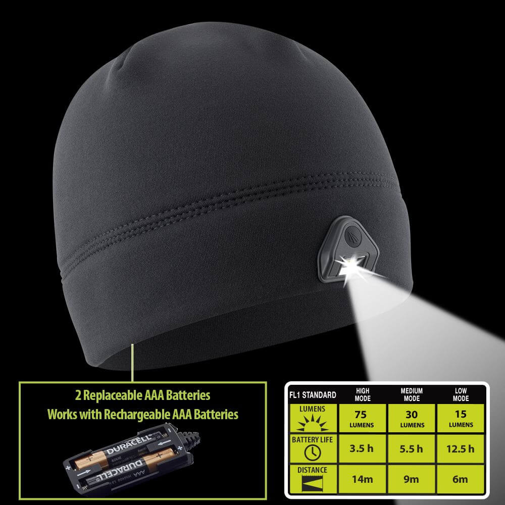POWERCAP 2.0 fleece LED headlamp beanie