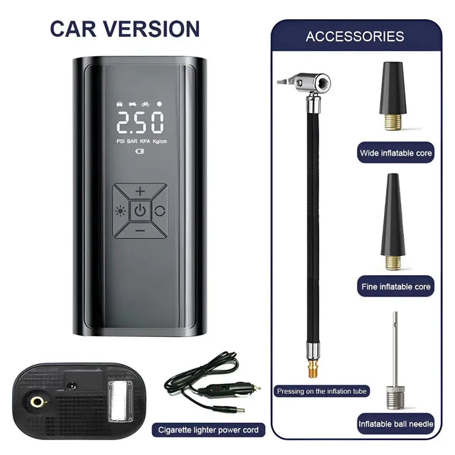 6000mAh cordless tire inflator