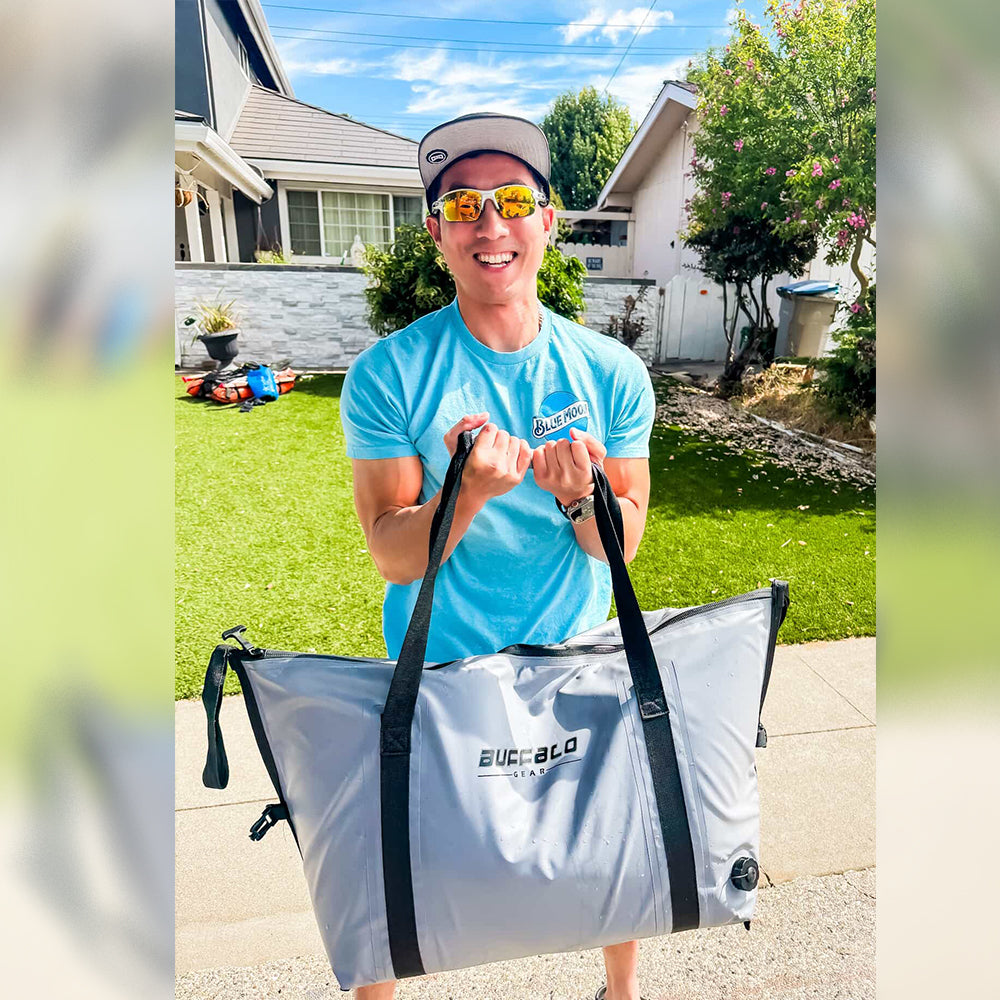 Buffalo Gear 45QT Fish Cooler Bag with Flat Bottom
