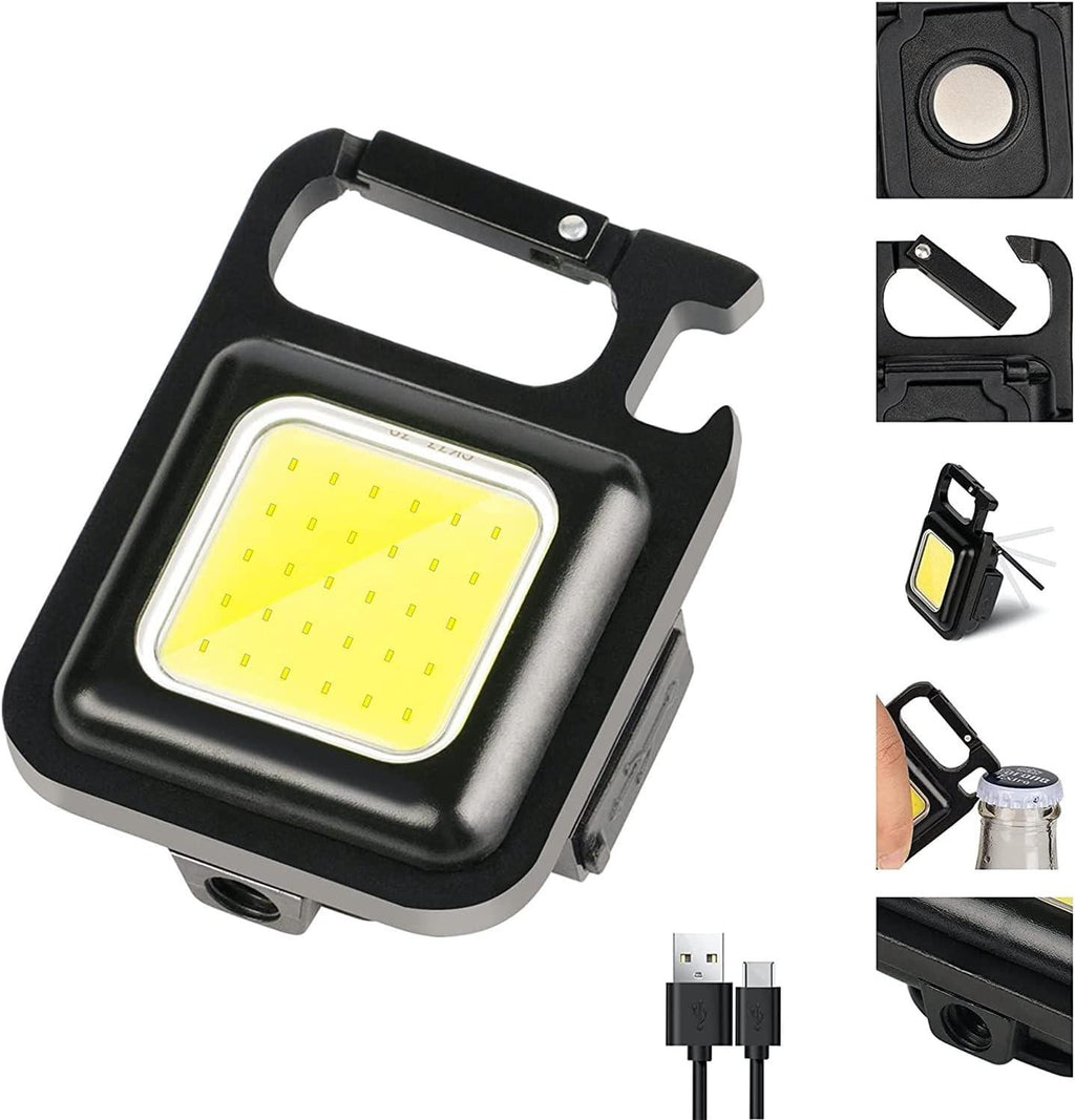 Powertac SOL rechargeable LED keychain flashlight