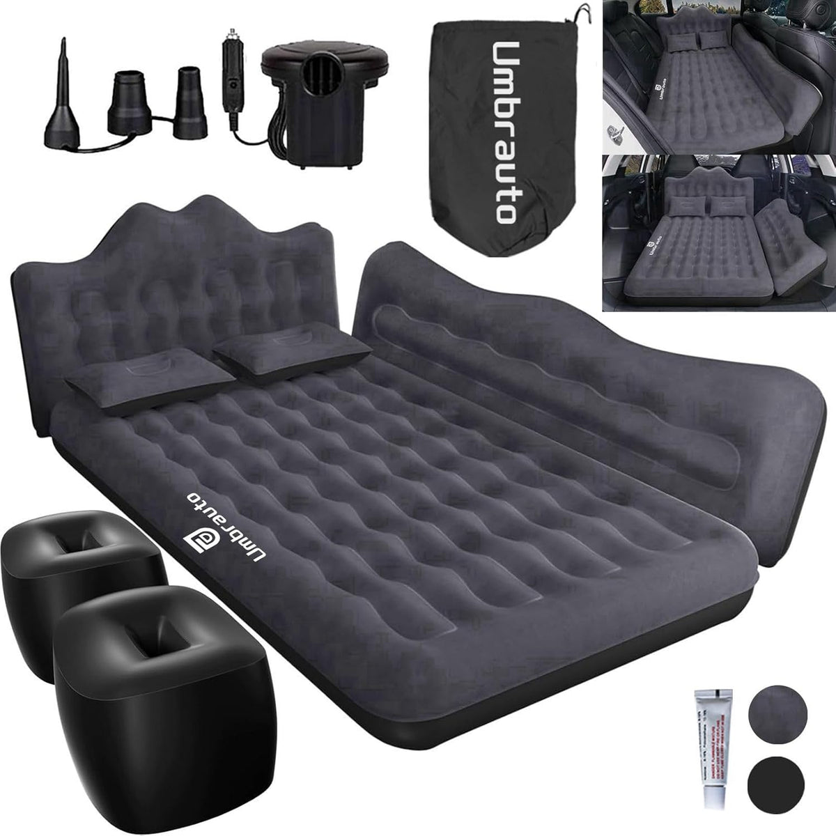 Umbrauto Wide Back Seat Car Air Mattress