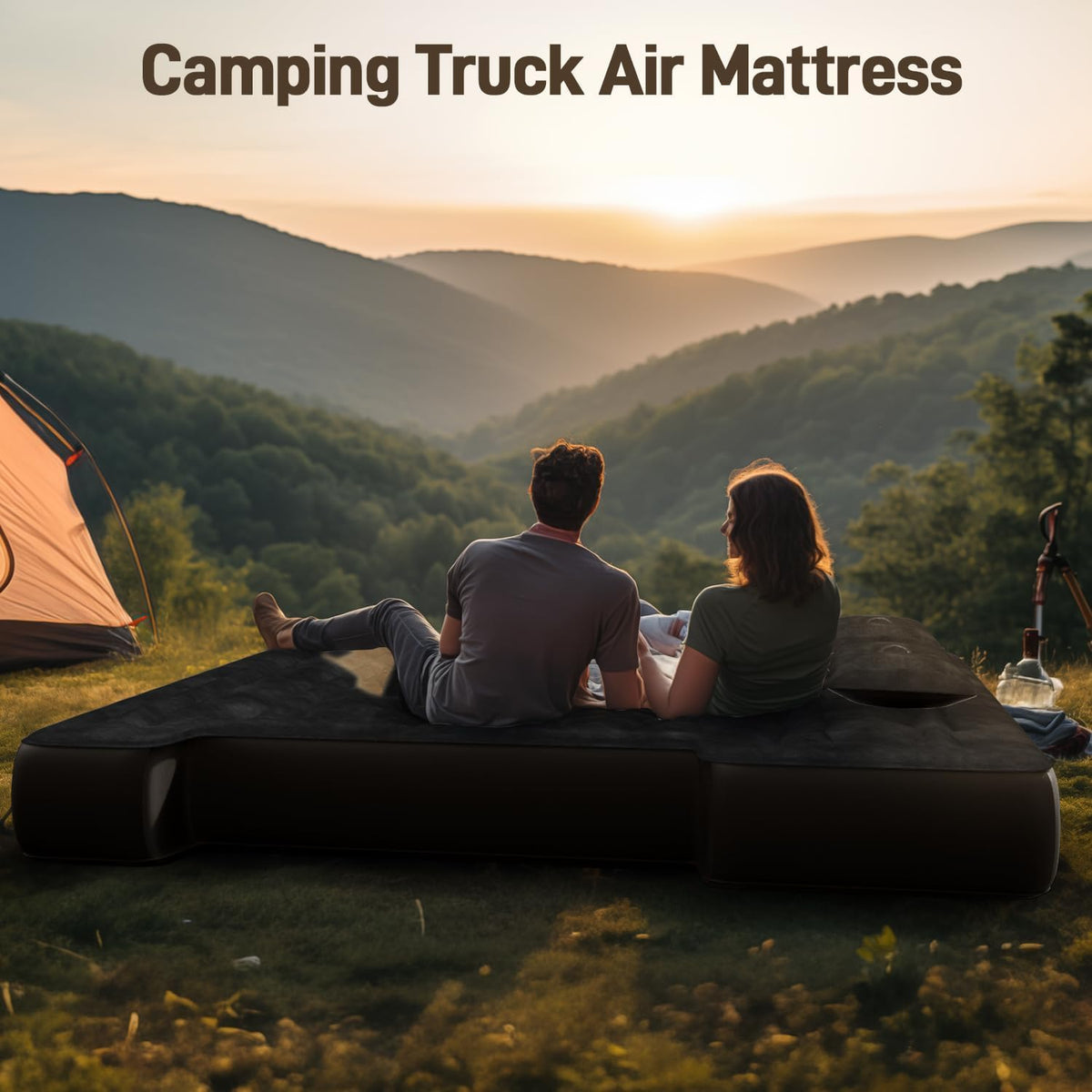Full-Size Truck Bed Air Mattress — Fits 5.5–5.8 ft Beds