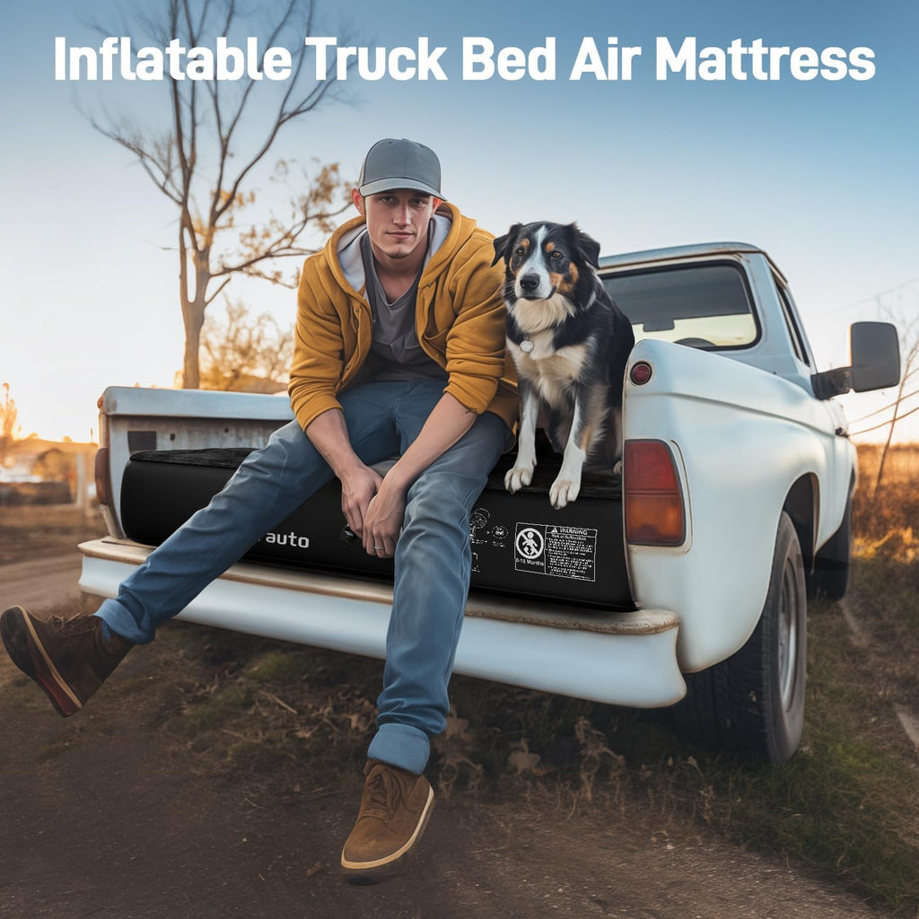 Full-Size Truck Bed Air Mattress — Fits 5.5–5.8 ft Beds