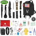 47-Piece Emergency Survival Kit with First Aid