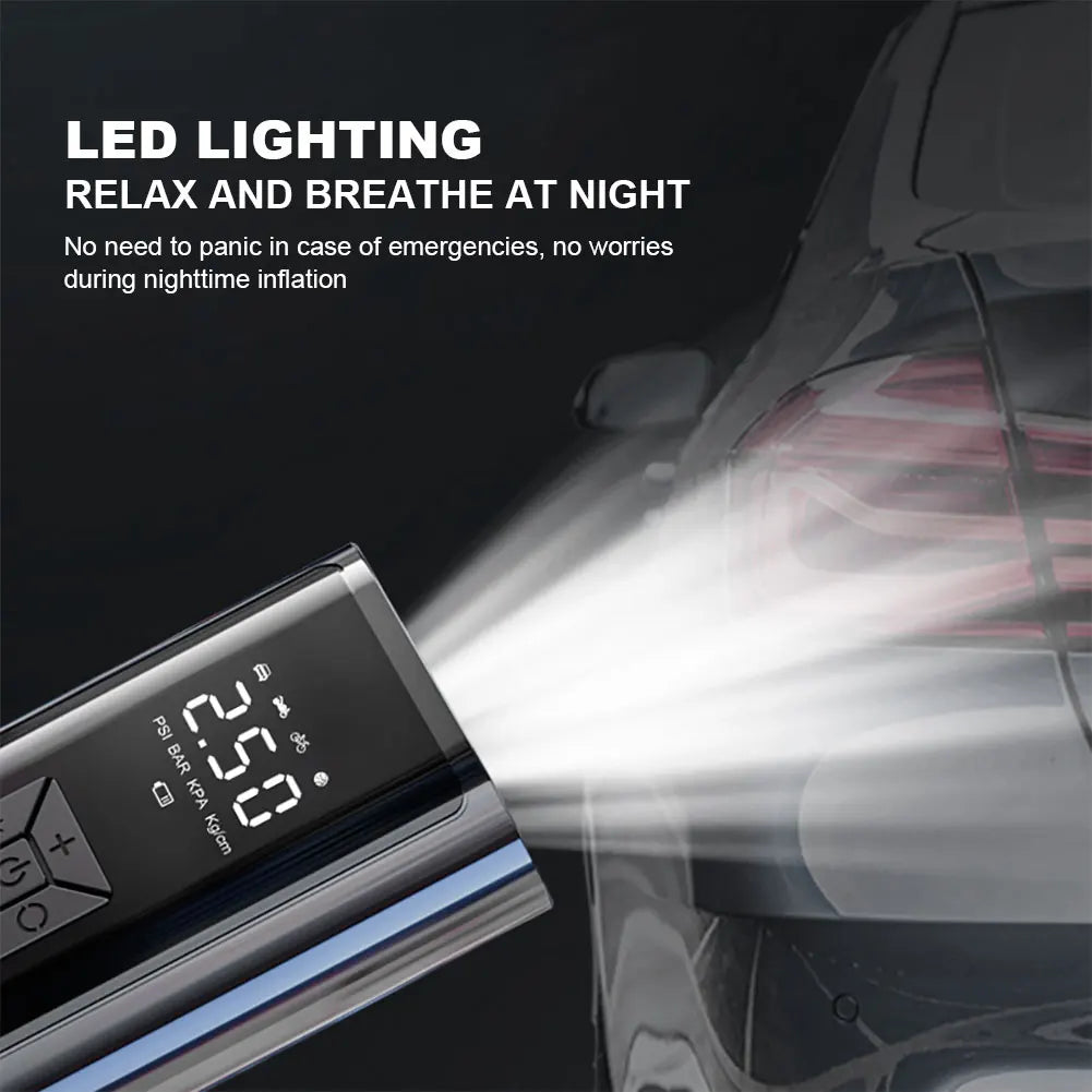 6000mAh cordless tire inflator