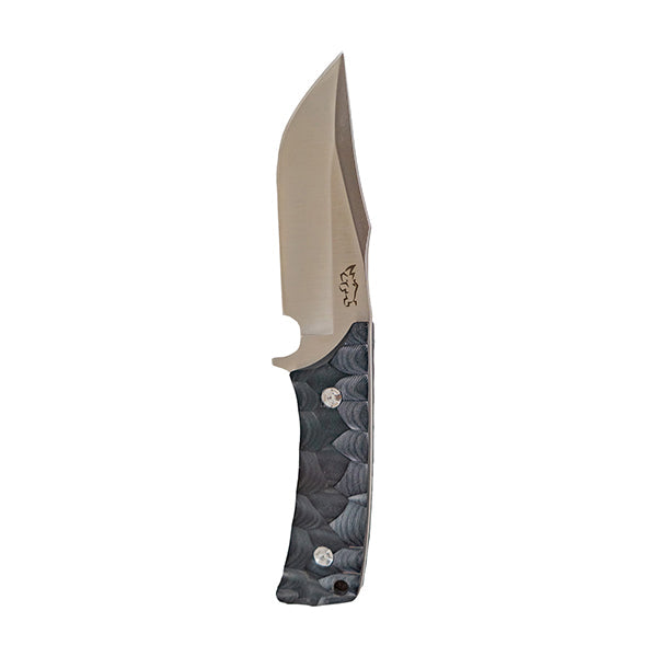 D2 Steel Fixed Blade Hunting Knife with Leather Sheath