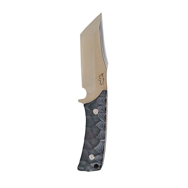 D2 Steel Fixed Blade Hunting Knife with Leather Sheath