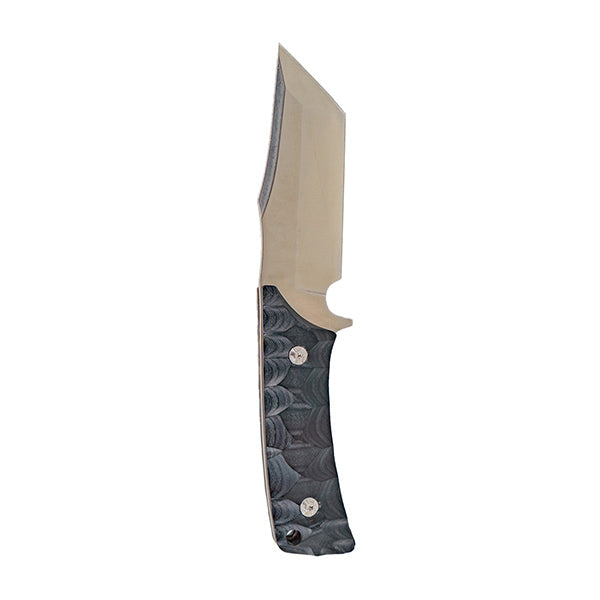 D2 Steel Fixed Blade Hunting Knife with Leather Sheath