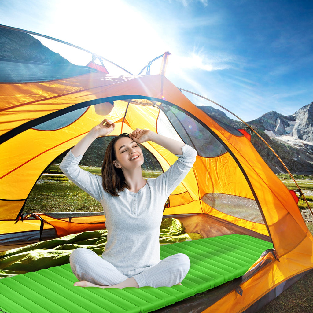 3-Inch Thick Inflatable Waterproof Sleeping Pad