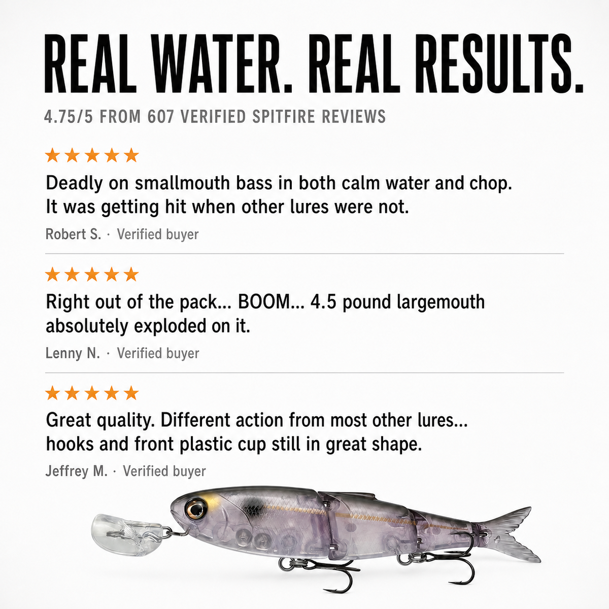 Headbanger Spitfire 6.5" Swimbait Fishing Lure