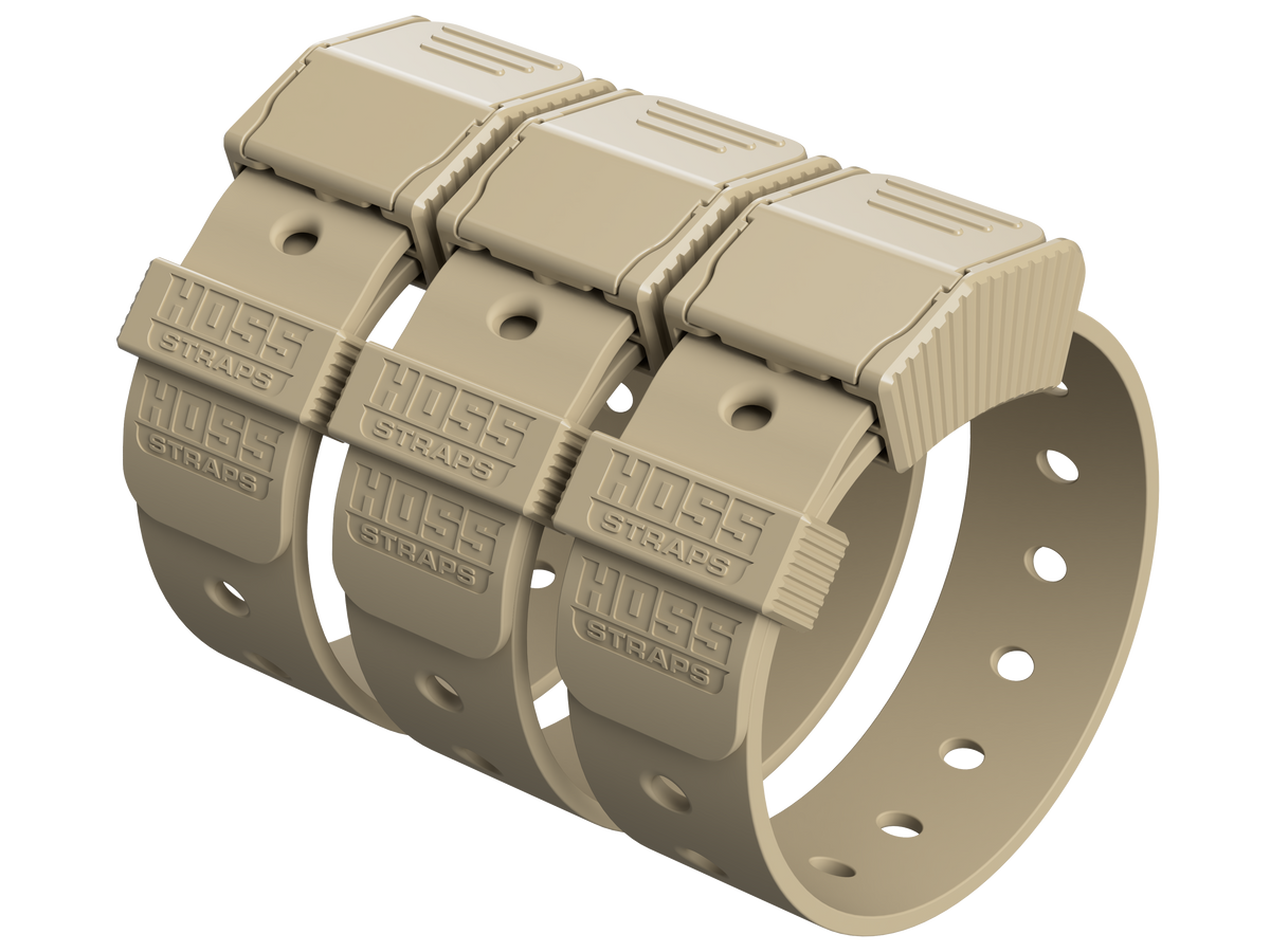 Hoss 12-Inch Stretch Gear Straps