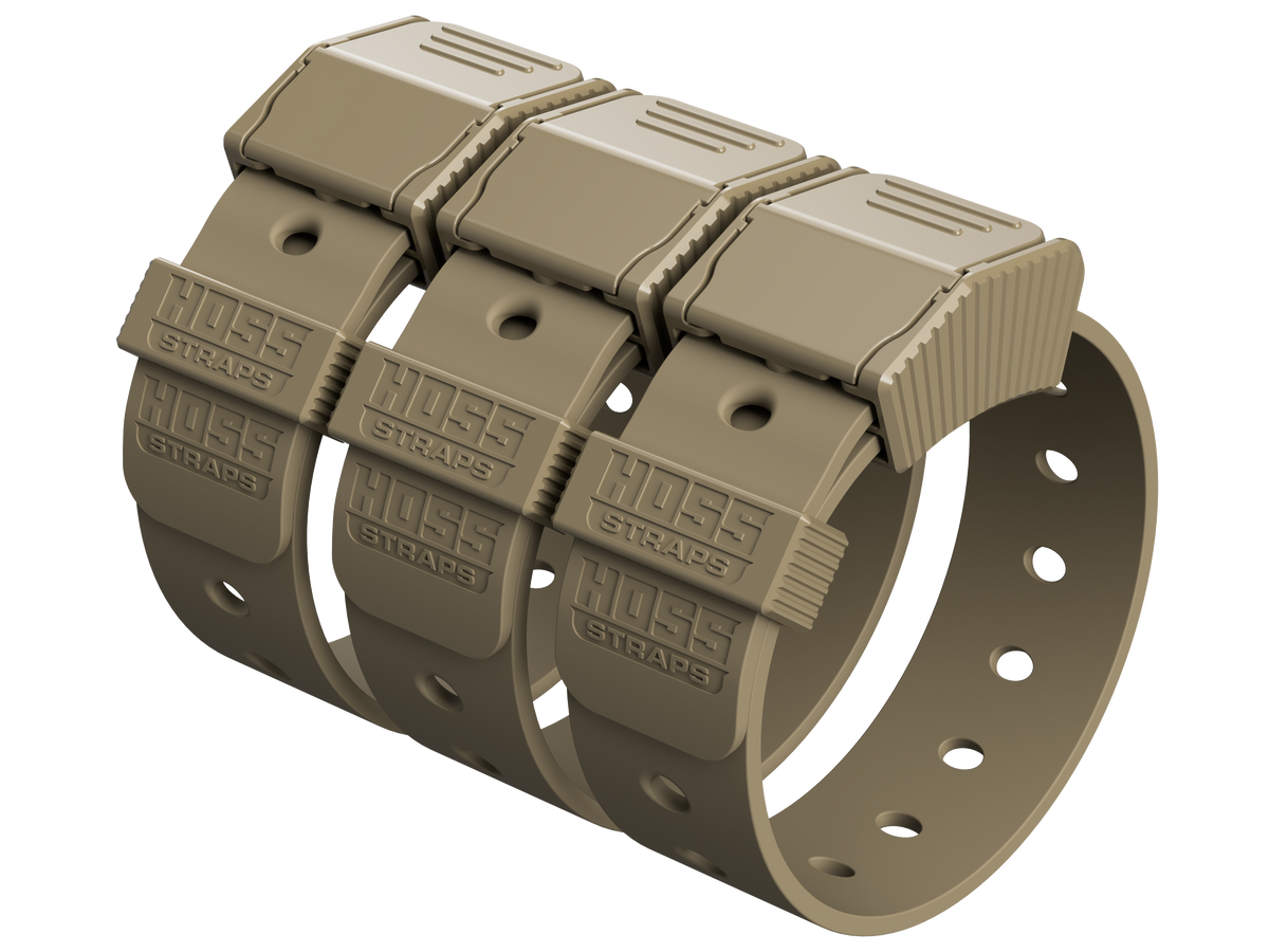 Hoss 12-Inch Stretch Gear Straps