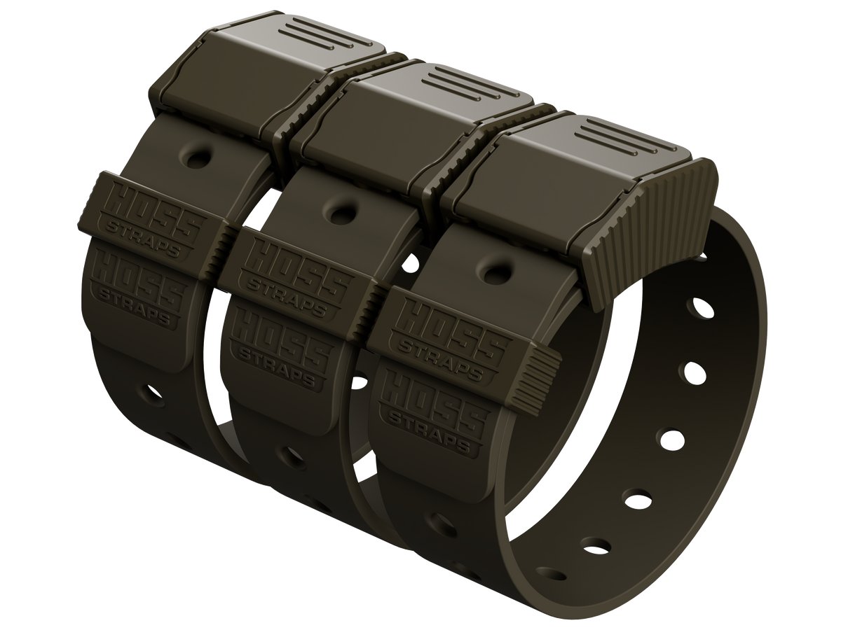 Hoss 12-Inch Stretch Gear Straps