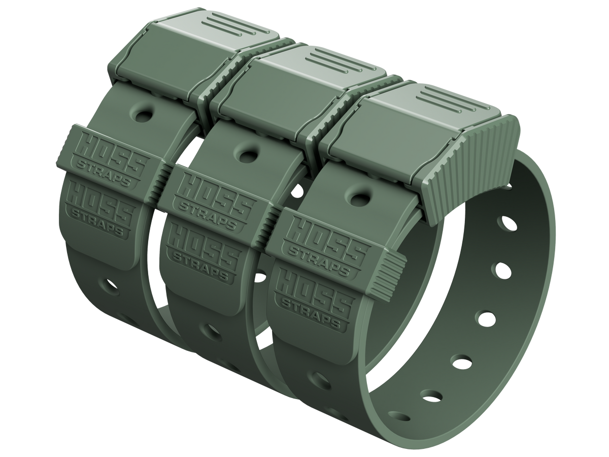 Hoss 12-Inch Stretch Gear Straps