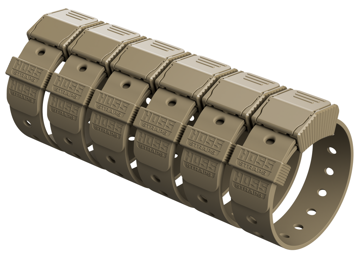Hoss 12-Inch Stretch Gear Straps