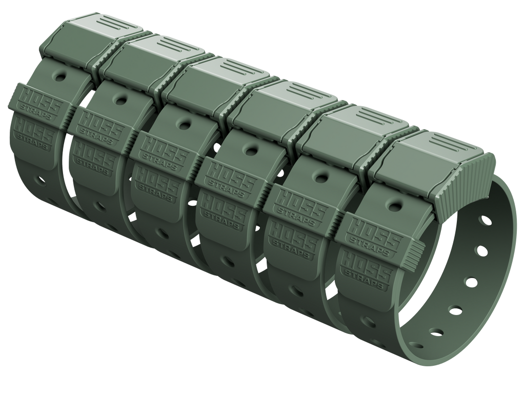 Hoss 12-Inch Stretch Gear Straps