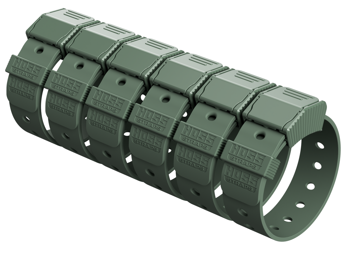 Hoss 12-Inch Stretch Gear Straps