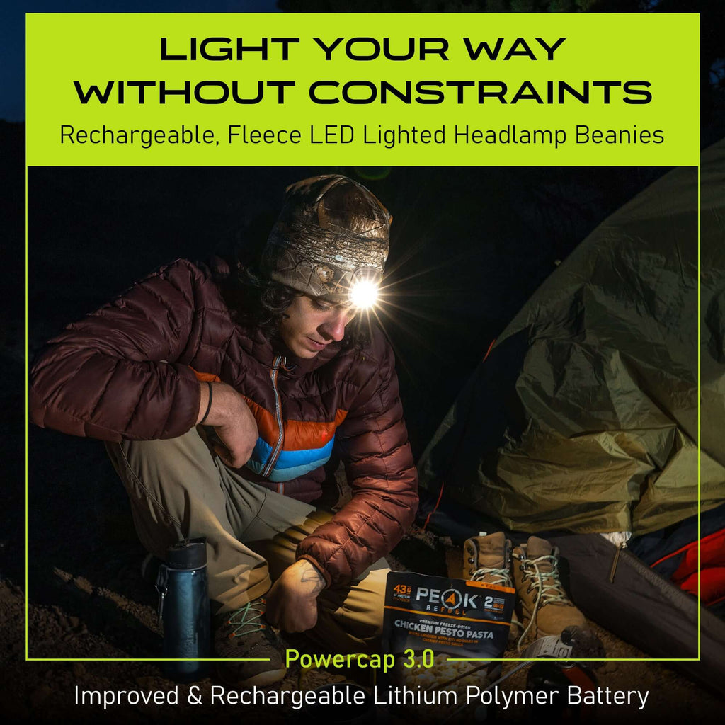 POWERCAP 3.0 rechargeable LED headlamp beanie