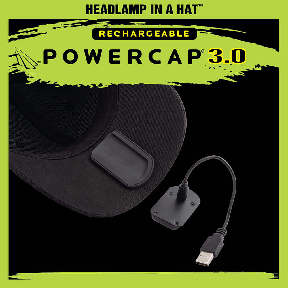 POWERCAP 3.0 rechargeable LED headlamp hat