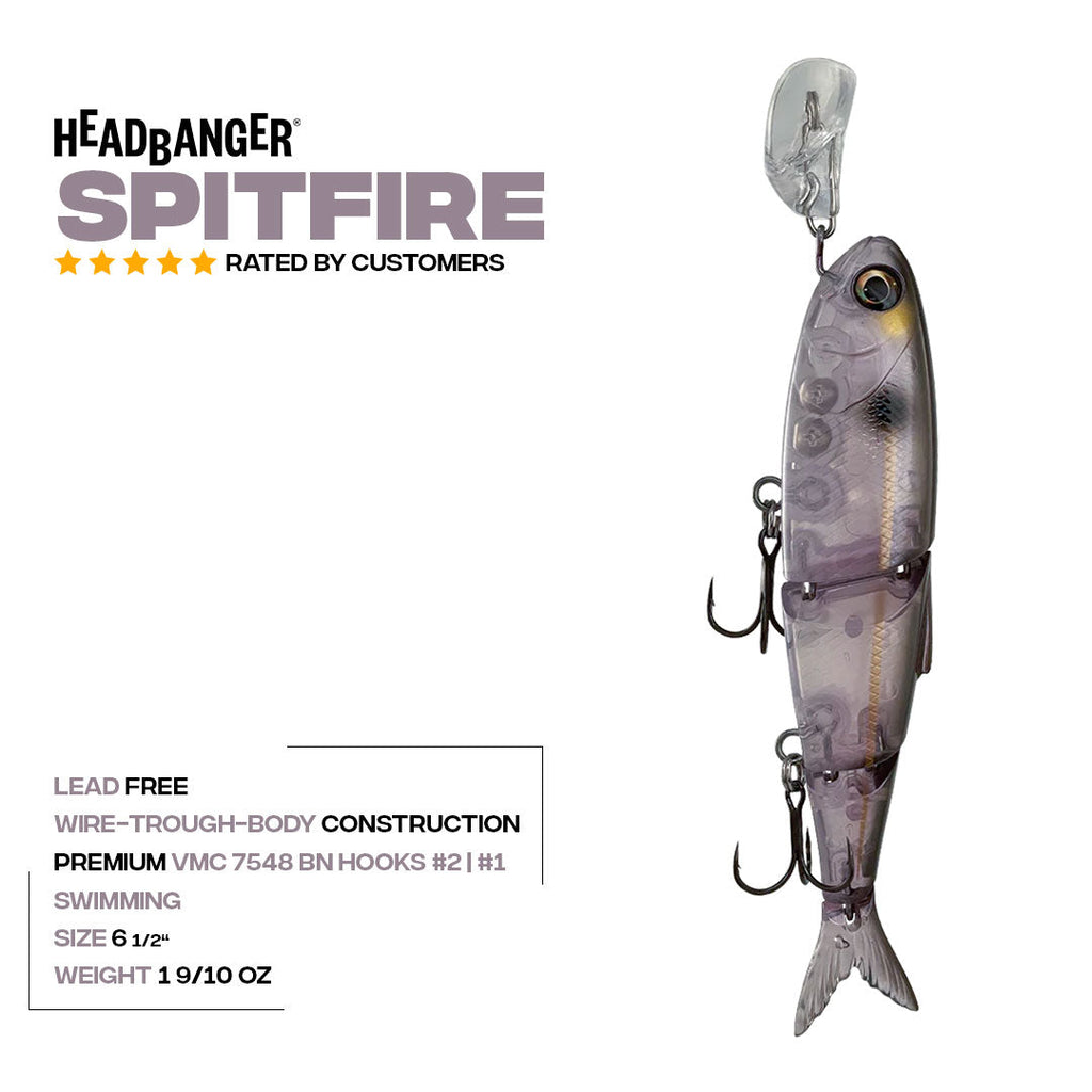 Headbanger Spitfire 6.5 inch Swimbait Fishing Lure