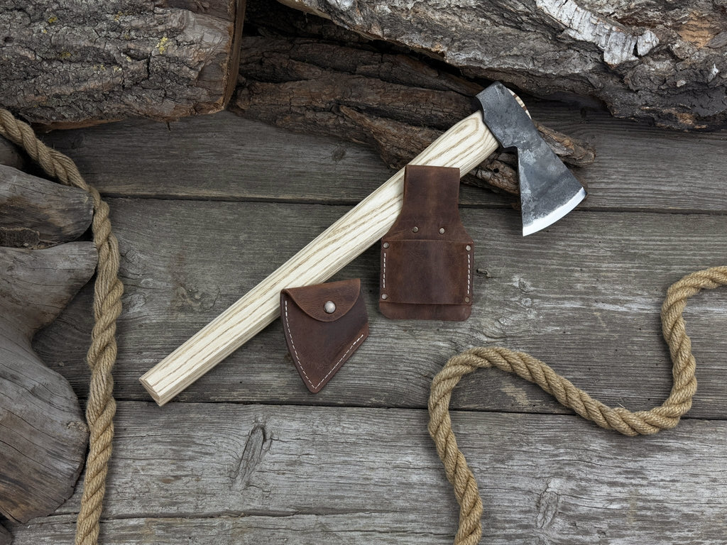 Sharky Forged Bushcraft Axe — 1.63 lb