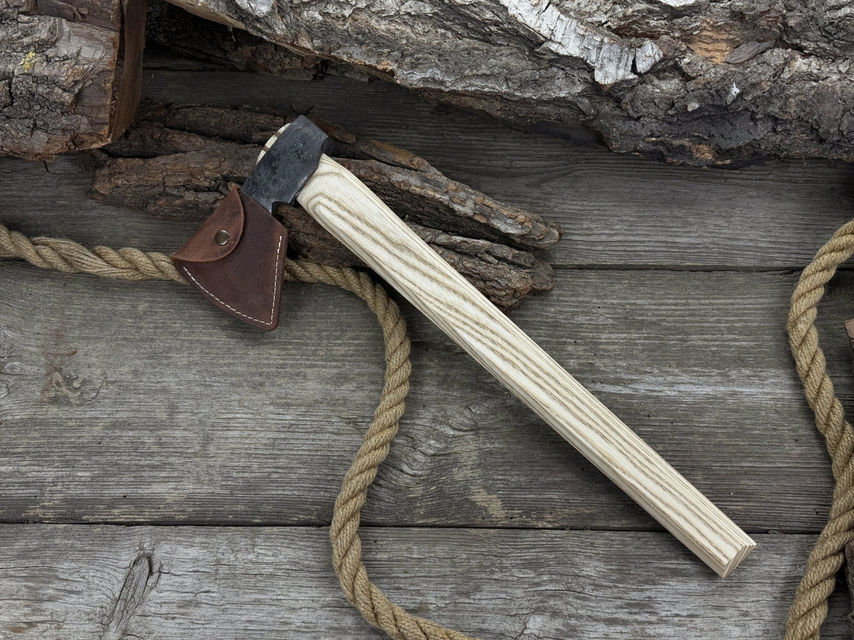 Sharky Forged Bushcraft Axe — 1.63 lb