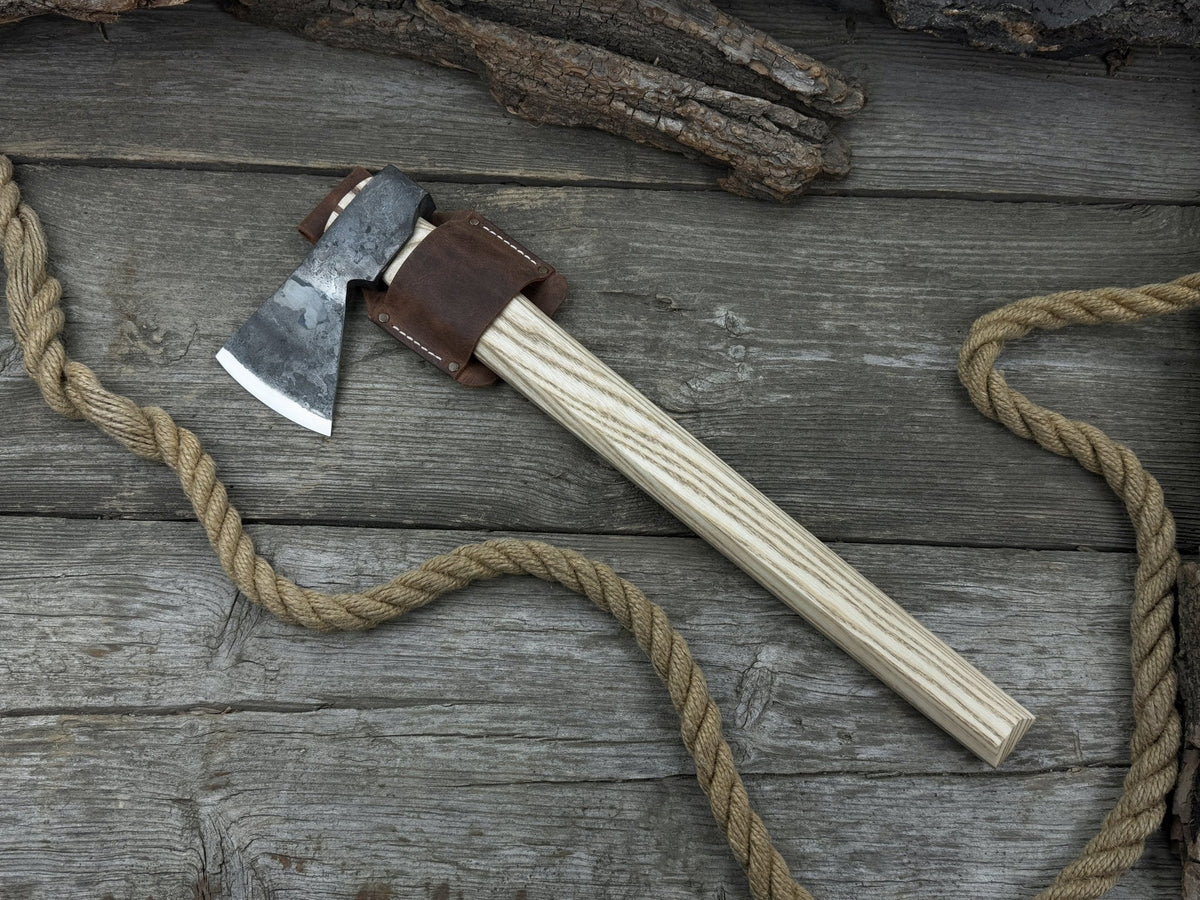 Sharky Forged Bushcraft Axe — 1.63 lb