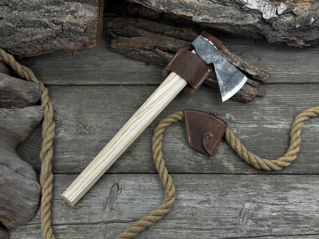 Sharky Forged Bushcraft Axe — 1.63 lb