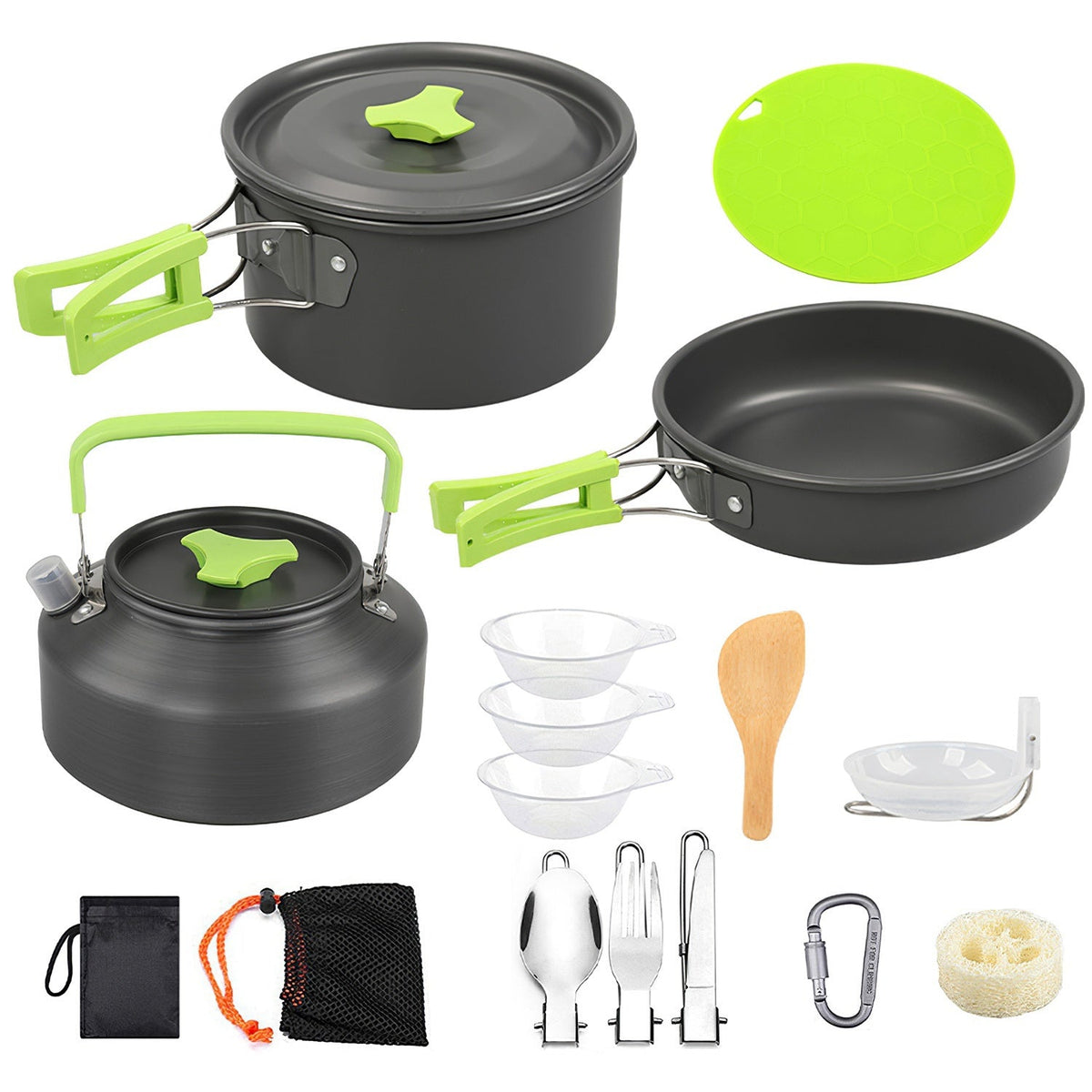 16-Piece Camp Cookware Set