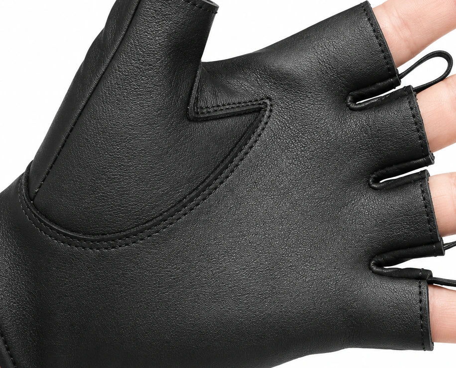 Legendary USA fingerless deerskin leather gloves