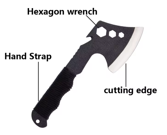 River Country Compact Camp Hatchet with Rope