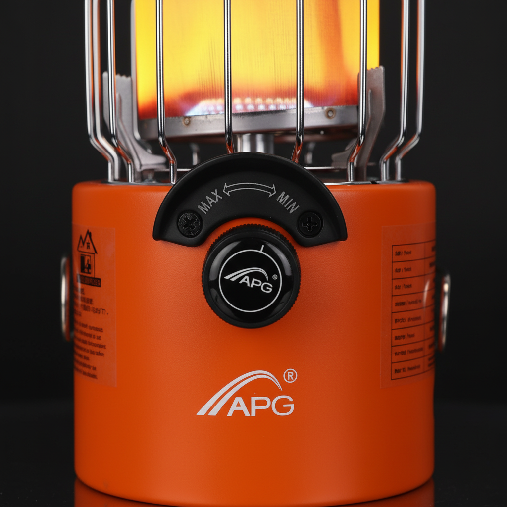 2000W 2 In 1 Camping Stove Tent Heater Outdoor Gas Stove Portable Backpacking Stove with 3 Modes 360° Radiant Heating for Camping Hiking Picnic BBQ