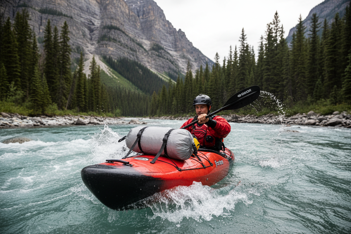 Kayak adventure lifestyle shot