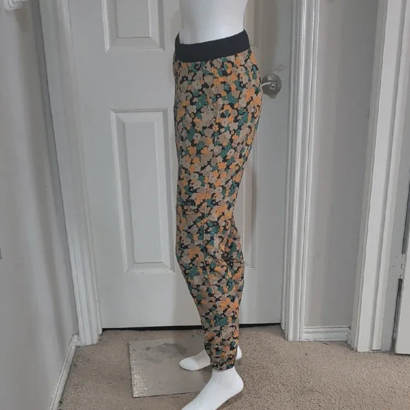 The North Face Women's Floral Joggers in an Earthy Floral Pattern size XS