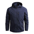 Men's Lightweight Waterproof Hooded Windbreaker
