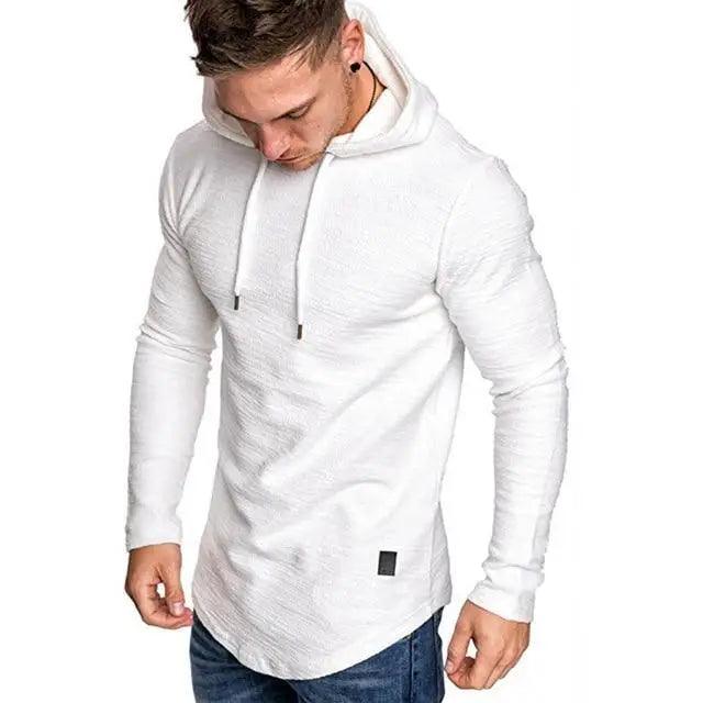 Men's Long Sleeve Hooded Performance Sweatshirt