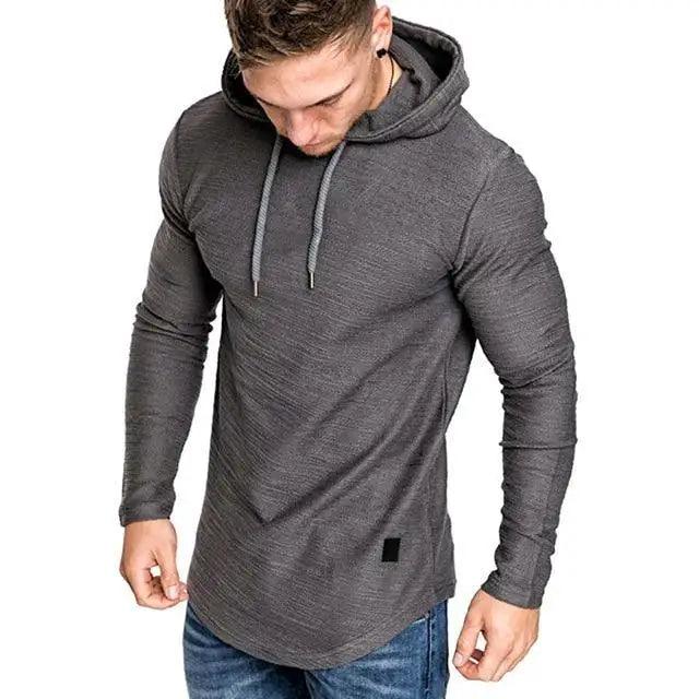 Men's Long Sleeve Hooded Performance Sweatshirt