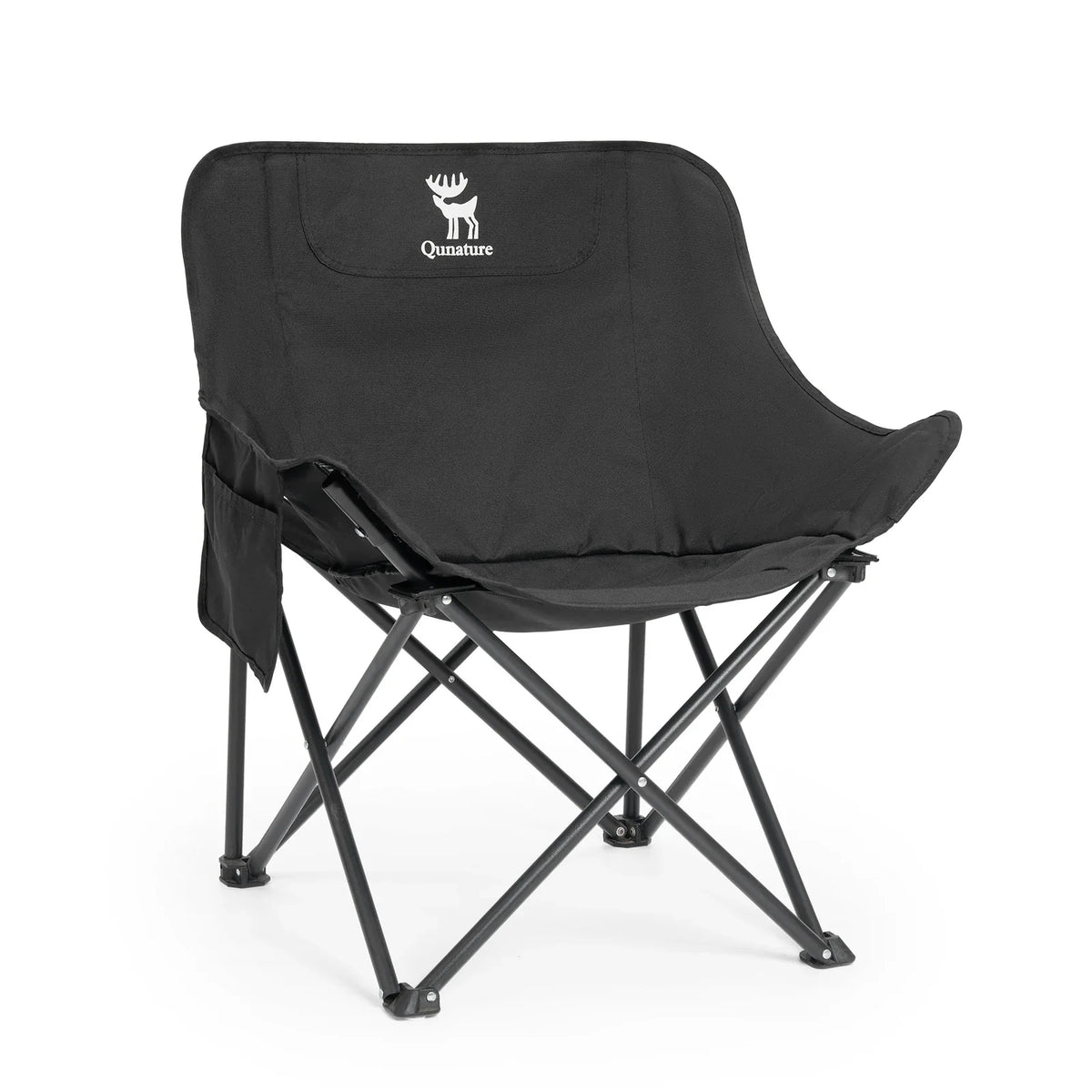 Folding Carbon Steel Camping Chair — Adult & Kids Sizes
