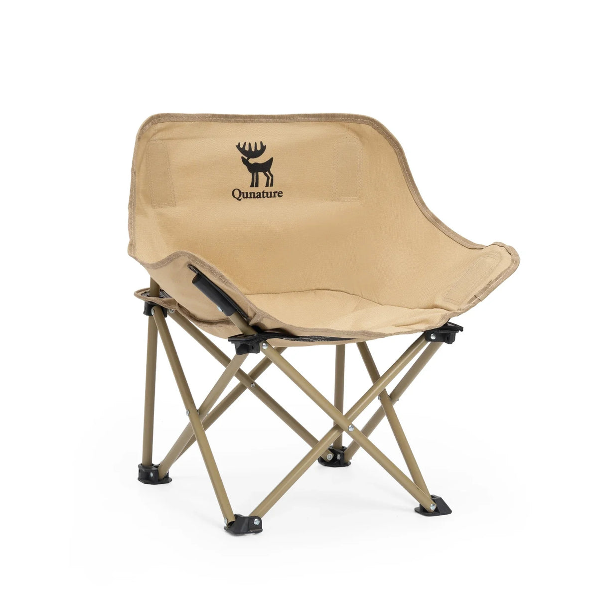 Folding Carbon Steel Camping Chair — Adult & Kids Sizes