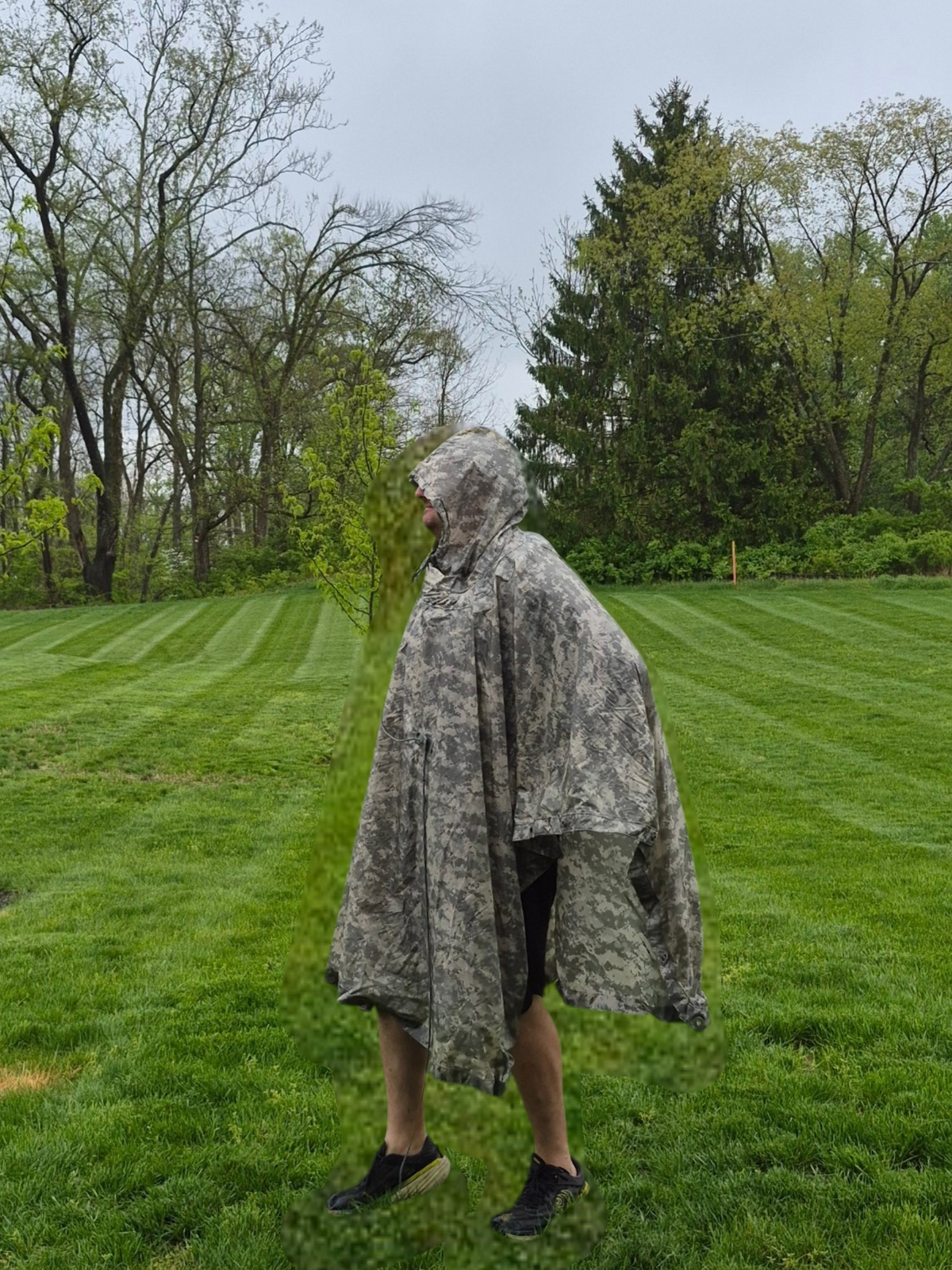 Genuine USGI Wet Weather Poncho — ACU/UCP Rain Gear & Shelter