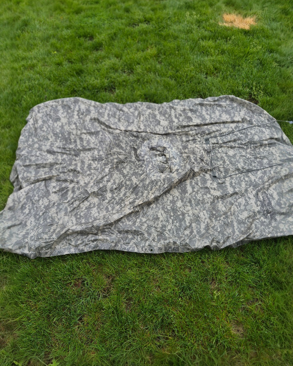 Genuine USGI Wet Weather Poncho — ACU/UCP Rain Gear & Shelter