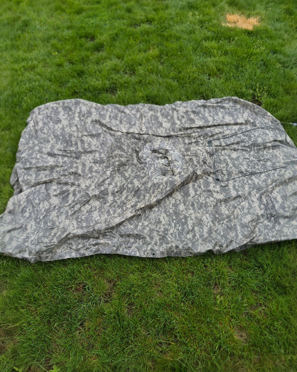 Genuine USGI Wet Weather Poncho — ACU/UCP Rain Gear & Shelter